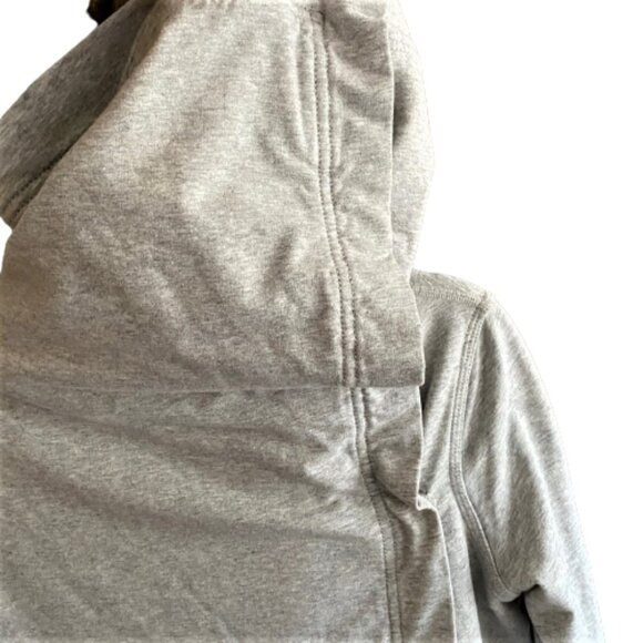 Lululemon Savasana wrap light gray cowl neck jacket 4 - Picture 4 of 7
